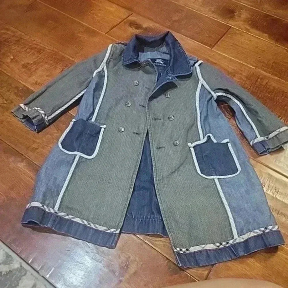 Burberry Other - Vintage girls Burberry Denim jacket Blue